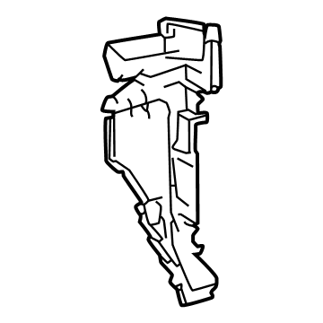 Toyota 16563-F0070 SEAL, RADIATOR TO SU