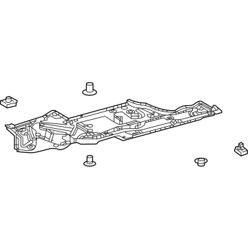 Toyota 58166-48070 COVER, FR FLOOR, LH