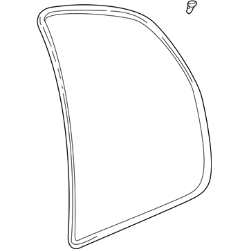 2003 Toyota Prius Door Seal - 67872-47010