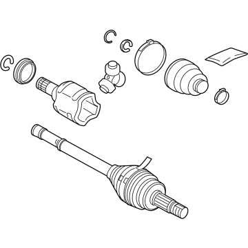 2023 Toyota bZ4X Axle Shaft - 42340-42081