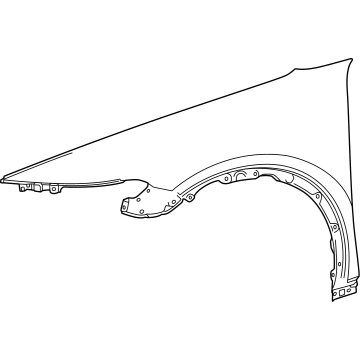 Toyota 53802-30A90 FENDER SUB-ASSY, FR