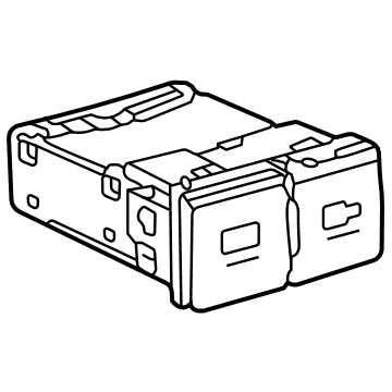 Toyota 85532-08040 Socket, Usb Charger