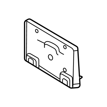 2023 Toyota Corolla Cross License Plate - 52114-0A040
