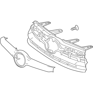 Toyota 53101-0E170 Radiator Grille Sub-Assembly