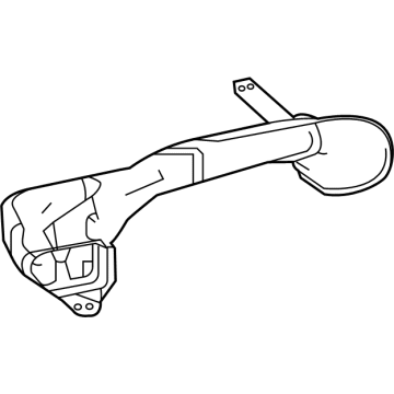 Toyota 55843-0E210 DUCT, EVAPORATOR TO