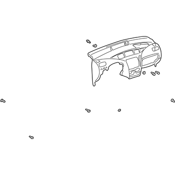 Toyota 55311-47020-B0 Panel Sub-Assy, Instrument