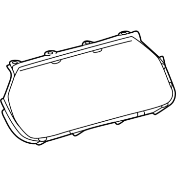 Toyota 83852-16760 GLASS, COMBINATION M