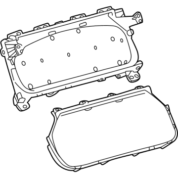 Toyota 83800-1AQ70 METER ASSY, COMBINAT