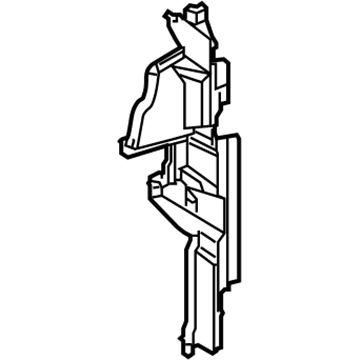 Toyota 16595-F0390 Guide, Radiator Air