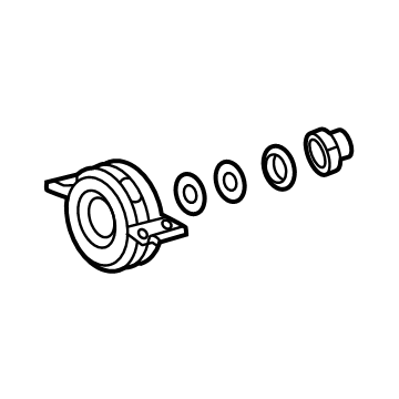 Toyota 37230-09130 BEARING SET, CTR SUP