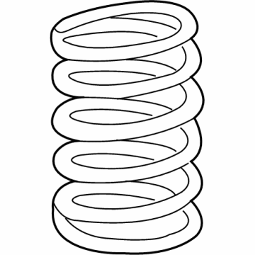 Toyota 48231-08090 Spring, Coil, Rr