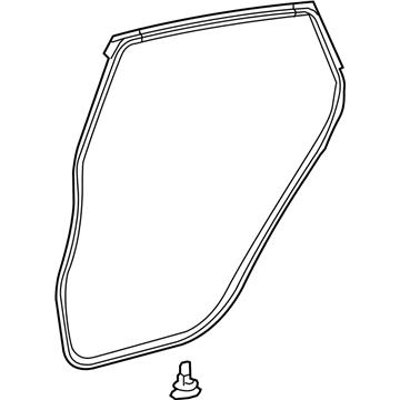 Toyota Prius Door Seal - 67872-47030