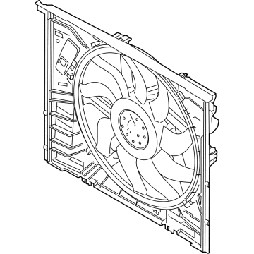 2021 Toyota GR Supra Cooling Fan Assembly - 16360-WAA03