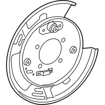 Toyota 47882-08010 Cover, Disc Brake Du