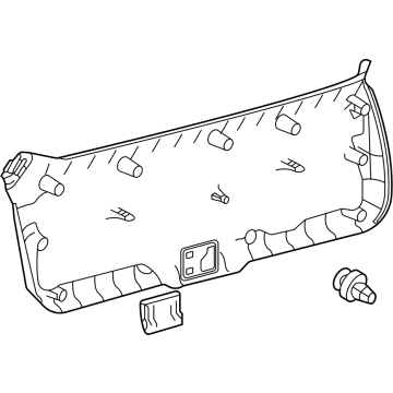 Toyota 67750-47100-C0 BOARD ASSY, BACK DOO