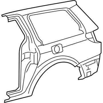 Toyota 61612-AE010 Panel, Quarter, LH