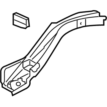 Toyota 57602-06901 Member Sub-Assy, Rear Floor Side, LH