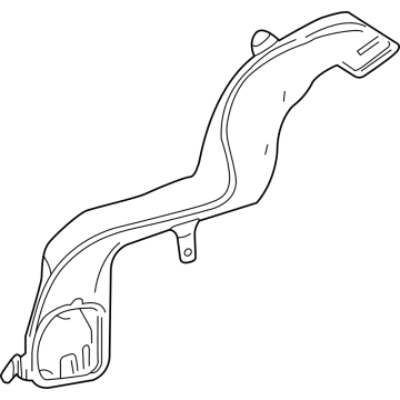 Toyota 87211-0E150 DUCT, FOOT AIR, RR