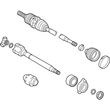 Toyota 43410-0E520 SHAFT ASSY, FR DRIVE