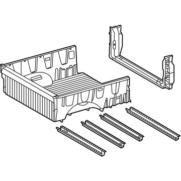 Toyota 65100-0C130 FLOOR ASSY, RR