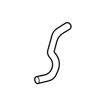 Toyota 16261-37190 HOSE, WATER BY-PASS