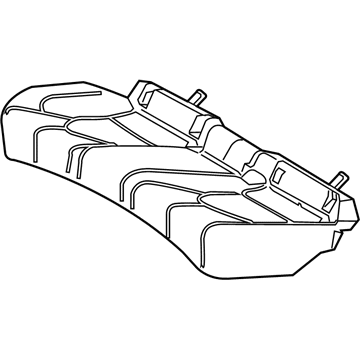 Toyota 71503-33130 Pad Sub-Assembly, Rear Sea