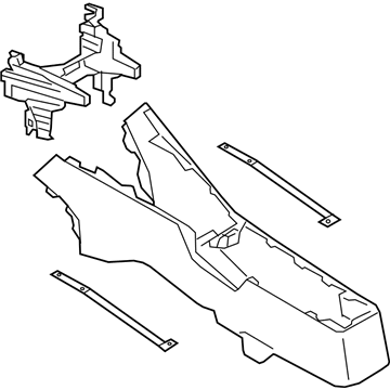 Toyota Yaris iA Center Console Base - 58910-WB001