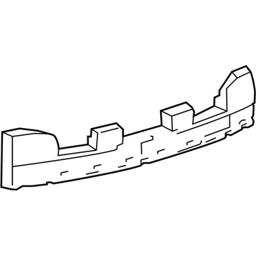 Toyota 52615-07020 ABSORBER, Rear Bumper