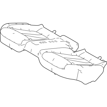 Toyota 71503-62030 Pad Sub-Assembly, Rr Sea