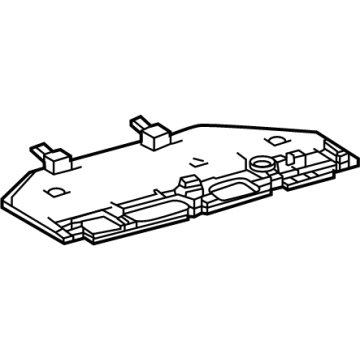 Toyota Grand Highlander Dash Panel Vent Portion Covers - 55607-0E170