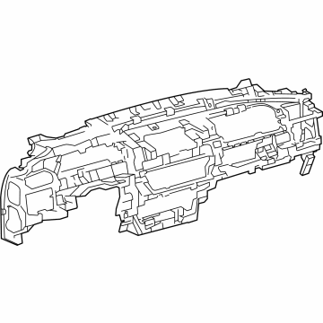 Toyota 55401-0E310 PAD SUB-ASSY, INSTRU