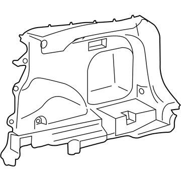 Toyota 64730-0R130-C0 Panel Assembly, Deck Tri