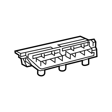 Toyota 55670-12710 Register Assembly, INSTR