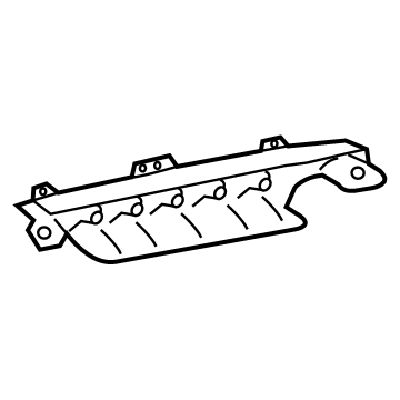 Toyota 55950-12330 Nozzle Assembly, DEFROST