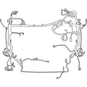 Toyota 82111-4DF80 Wire, Engine Room Ma