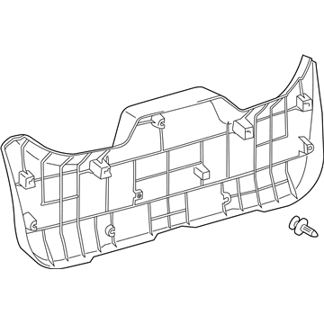 Toyota 67751-74010-C0 Board, Back Door Trim