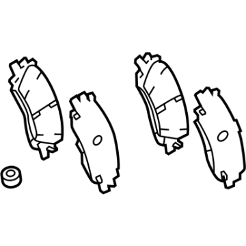 Toyota 04466-60191 PAD KIT, DISC BRAKE