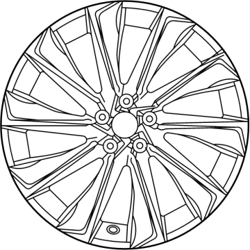 Toyota 42611-30K70 WHEEL, DISC