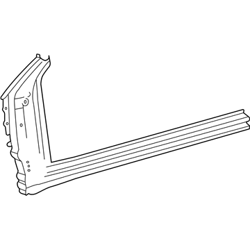 Toyota 61404-47010 Reinforce Sub-Assy, Rocker, Outer LH