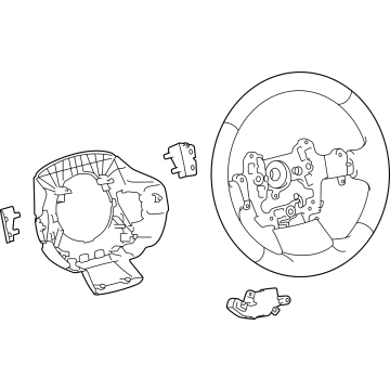 Toyota Prius AWD-e Steering Wheel - 45100-47290-C0