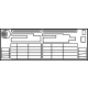 Toyota 42661-47B00 LABEL, TIRE PRESSURE