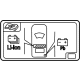 Toyota 288A2-24020 LABEL, BATTERY LOCAT
