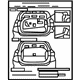 Toyota 74594-12010 Label, Package Tray