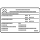 Toyota 11298-WB002 Label, Emission Control Information