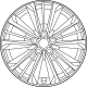 Toyota 4260D-0E041 WHEEL SUB-ASSY, CLAD