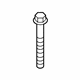 Toyota 90118-WA196 HEXAGON Screw With F