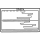 Toyota 42661-33290 Label, Tire Pressure Information