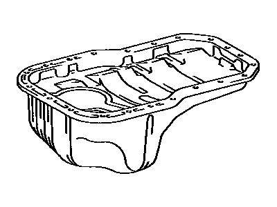 1989 Toyota Celica Oil Pan - 12101-74050