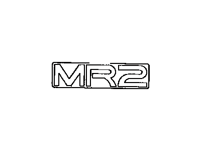 Toyota MR2 Emblem - 75471-17050-02