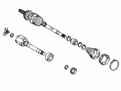 2023 Toyota Sienna Axle Shaft - 43410-08230